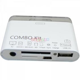Аксессуар для Apple Mobile Action AP-127 Combo Kit (AV+HUB+Картридер+Зарядка+Синхронизация)