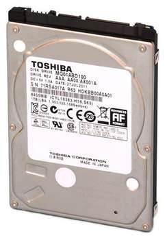 Жесткий диск HDD Toshiba SATA-II 1Tb MQ01ABD100  8Mb 2.5"