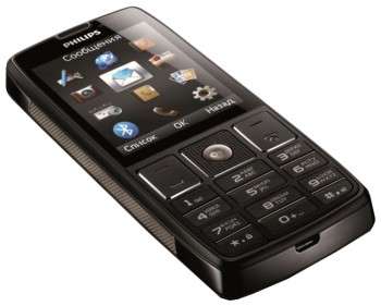 Сотовый телефон Philips X5500 черный моноблок 3G 2Sim 2.6" BT