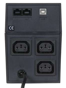 Источник бесперебойного питания Powercom RPT-1000AP 600W черный 3*IEC320