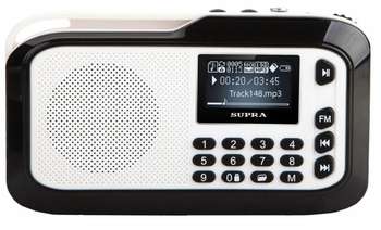 Магнитола SUPRA PAS-3909 серебристый