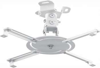 Кронштейн для проекторов HOLDER Кронштейн для проектора PR-103-W белый макс.20кг потолочный поворот и наклон