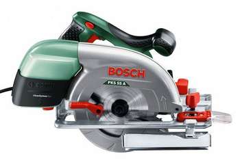 Пила циркулярная BOSCH PKS 55 1200Вт (ручная) 0603500020