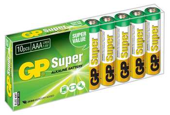 Аккумулятор, батарейка GP Батарея Super Alkaline 24A LR03 AAA