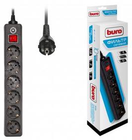 Сетевой фильтр BURO 600SH-5-B 5м