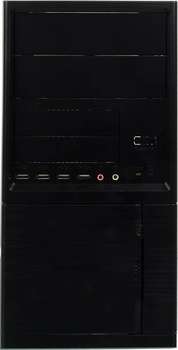 Корпус LINKWORLD 727-21 черный без БП mATX 4xUSB2.0 audio