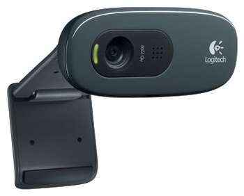Веб-камера Logitech HD Webcam C270, USB 2.0, 1280*720, 3Mpix foto, Mic, Black