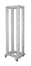 Шкаф, стойка LANMASTER TWT-RACK2-42U-6X10 42U 600ммX1000мм серый