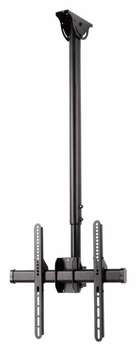 Кронштейн для ТВ Hama H-118655 черный 32"-65" макс.50кг потолочный наклон 00118655