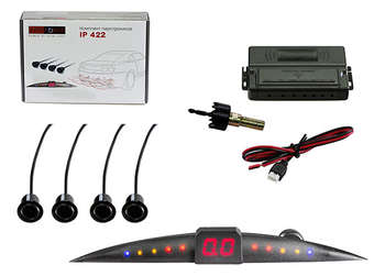 Парковочный радар SILVERSTONE F1 IP-422 4 датчика черный