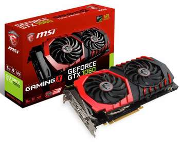 Видеокарта MSI GTX 1060 GAMING X 6G 6144Mb 192bit