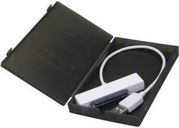 Бокс для HDD AgeStar SUBCP1 SATA пластик черный 2.5"