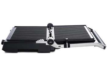 Гриль KITFORT KT-1602 2000Вт серебристый/черный