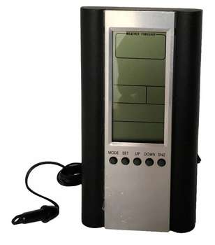 Погодная станция BURO H6308AB серебристый/черный