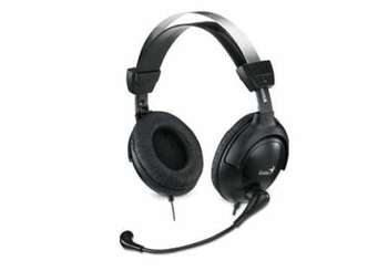 Гарнитура Genius HS-M505X, 1х mini jack 3.5mm, полноразмерные наушники, микрофон на проводе, длина провода 2м, подходит для мобильных устройств 31710058101