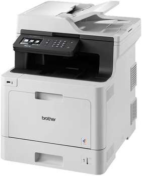 Лазерный МФУ Brother MFC-L8690CDW A4 Duplex Net WiFi серый/черный (MFCL8690CDWR1)