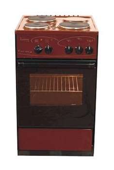 Электрическая плита ЛЫСЬВА ЭП 301 коричневый эмаль