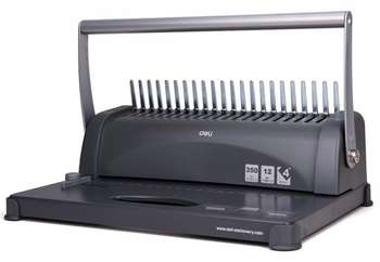Брошюратор DELI Переплетчик Easy E3871 A4/перф.12л.сшив/макс.350л./пластик.пруж.