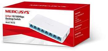 Коммутатор MERCUSYS MS108 8x100Mb неуправляемый