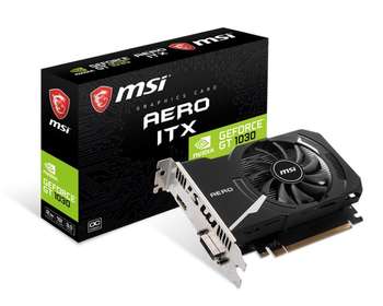 Видеокарта MSI PCIE16 GT1030 2GB GDDR4 GT 1030 AERO ITX 2GD4 OC