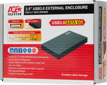 Бокс для HDD AgeStar 3UB2P3