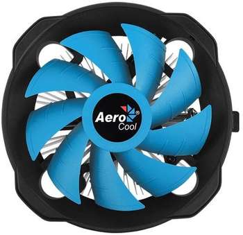 Кулер для процессора AeroCool BAS U-PWM Soc-FM2+/AM2+/AM3+/AM4/1150/1151/1155/ 4-pin 15-26dB Al 110W 361gr Ret