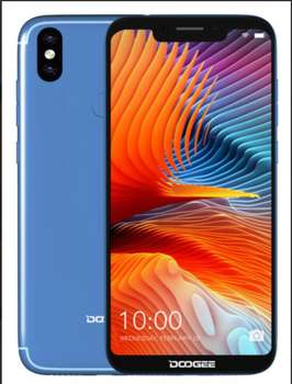 Смартфон Doogee BL5500lite Blue, 6.19'' 19:9 1500х720, 1.5GHz, 4 Core, 2GB RAM, 16GB, up to 64GB flash, 13Mpix+8Mpix/5Mpix, 2 Sim, 2G, 3G, LTE, BT, Wi-Fi, GPS, Micro-USB, 5500mAh, Android 8.1, 180g, 160.8x76.9x10.5 BL5500lite_Blue
