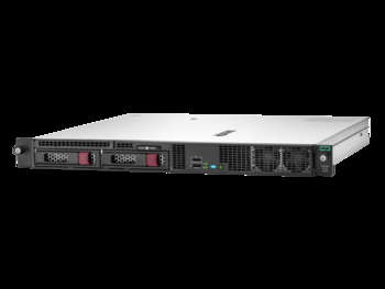 Сервер HPE DL20 Gen10, 1x Intel Xeon G5400 2C 3.7GHz, 1x8GB-U DDR4, S100i/ZM , 2x1Gb/s, noDVD, iLO5, Rack1U, 3-3-3 P06476-B21