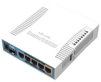 Маршрутизатор MikroTik RB962UIGS-5HACT2HNT 10/100/1000BASE-TX белый