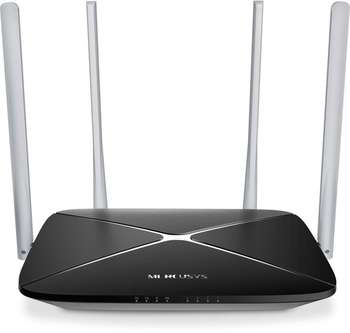 Маршрутизатор MERCUSYS AC12 AC1200 10/100BASE-TX черный