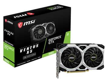Видеокарта MSI GTX 1660 VENTUS XS 6G OC