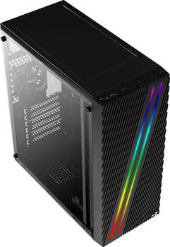 Корпус AeroCool Streak-A-BK-v1 черный без БП ATX (ACCM-PV19012.11)