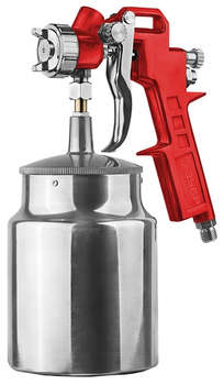 Краскораспылитель пневматический ЗУБР МС Н200 80л/мин соп.:1.3мм бак:0.75л 06456-1.3
