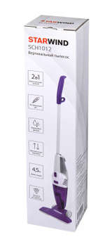 Пылесос STARWIND ручной SCH1012 800Вт фиолетовый/белый