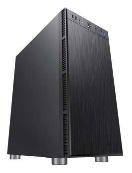 Корпус ACCORD 3407 черный без БП ATX 8x120mm 2xUSB2.0 1xUSB3.0 audio bott PSU