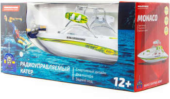 Радиоуправляемая модель PILOTAGE катер Monaco пластик