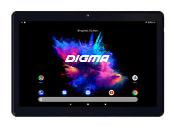 Планшет Digma CITI Octa 10 SC9863  8C RAM4Gb ROM64Gb 10.1" IPS 1920x1200 4G Android 9.0 черный 5Mpix 2Mpix BT WiFi microSD 128Gb 5000mAh