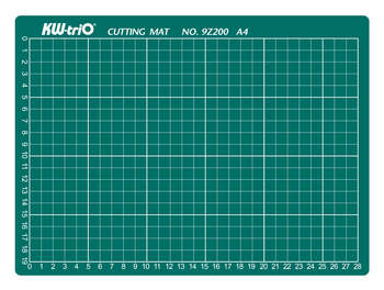 Видеокарта KW-TRIO Подкладка для резки 9Z200 A4 300х220мм зеленый