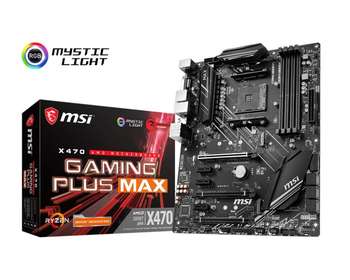 Материнская плата MSI AMD X470 SAM4 ATX X470 GAMING PLUS MAX