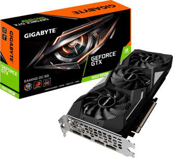 Видеокарта Gigabyte GTX 1660 SUPER 6144Mb 192bit GDDR6 1860/14000/HDMIx1/DPx3/HDCP Ret (GV-N166SGAMING OC-6GD)