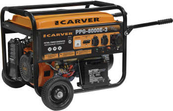 Генератор CARVER PPG- 8000E-3 11.1кВт 01.020.00013