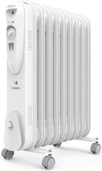 Обогреватель TIMBERK Радиатор масляный TOR 21.1809 SLX 2000Вт белый