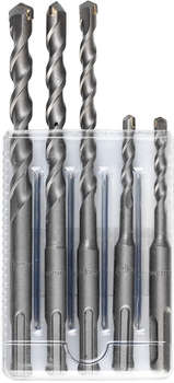 Набор бит и сверел  MAKITA Набор буров D-17784 по бетону/кирпичу для перфораторов