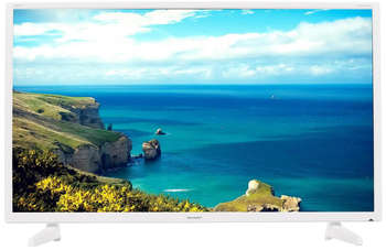 Телевизор Sharp 32" LC32HI3222EW, HD Ready, DVB-T/T2/C/S/S2, 3xHDMI, 2xUSB, белый
