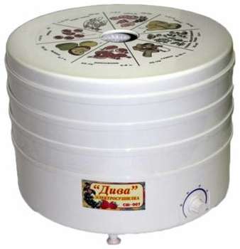 Сушилка для овощей и фруктов РОТОР ДИВА СШ-007-01
