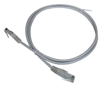 Патч-корд LANMASTER TWT2-45-45-1.0-GY вилка RJ-45-вилка RJ-45 кат.5е 1м серый ПВХ
