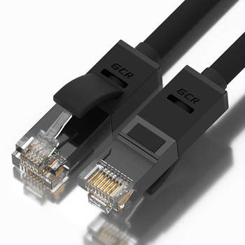 Патч-корд Greenconnect RJ45 Cat. 5e U/UTP PVC 0.15м чёрный