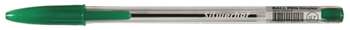 Ручка шариковая SILWERHOF Ручка шариков. Simplex  d=0.7мм зел. черн. кор.карт. одноразовая ручка линия 0.5мм