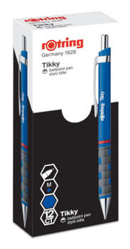 Ручка шариковая ROTRING Ручка шариков. автоматическая Tikky  синий син. черн. сменный стержень