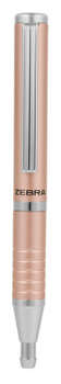 Ручка шариковая ZEBRA SLIDE авт. телескопич.корпус пудровый синие чернила коробка подарочная